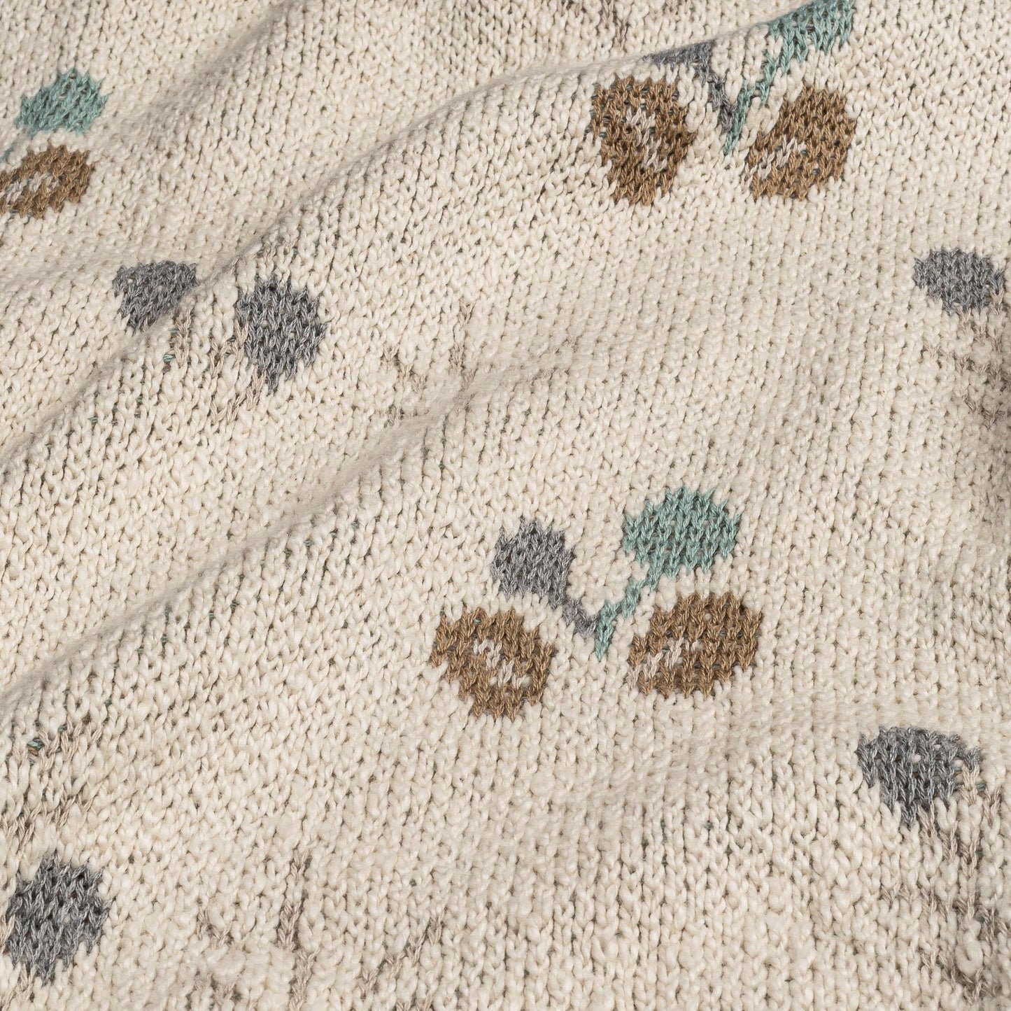 Crane Baby Blanket, 36” x 36”, Soft Cotton Quilted Nursery Blanket for Boys and Girls, Copper, Ezra Print