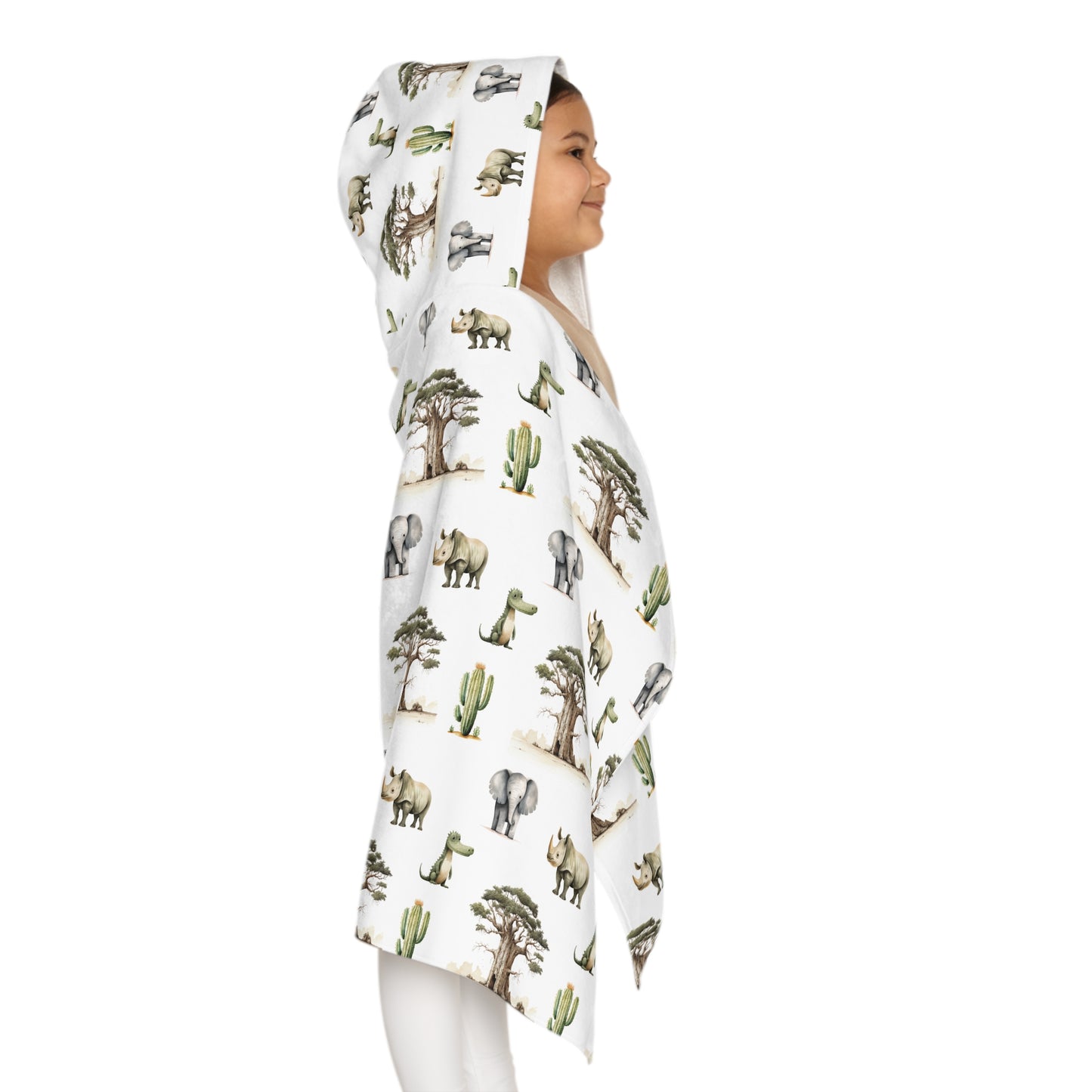 Child Hooded Towel - Animal Friends