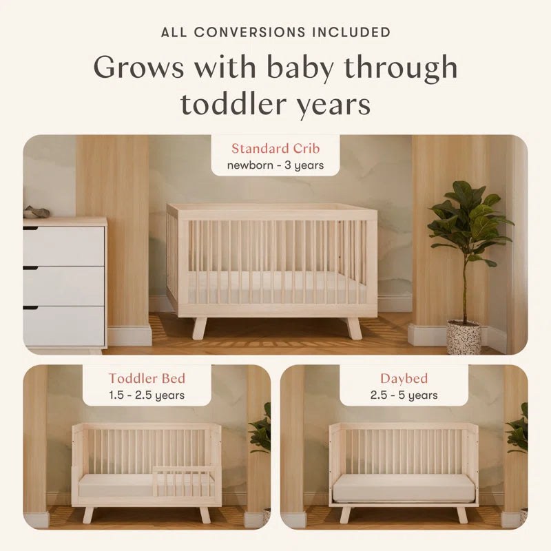 Hudson 3-In-1 Convertible Crib