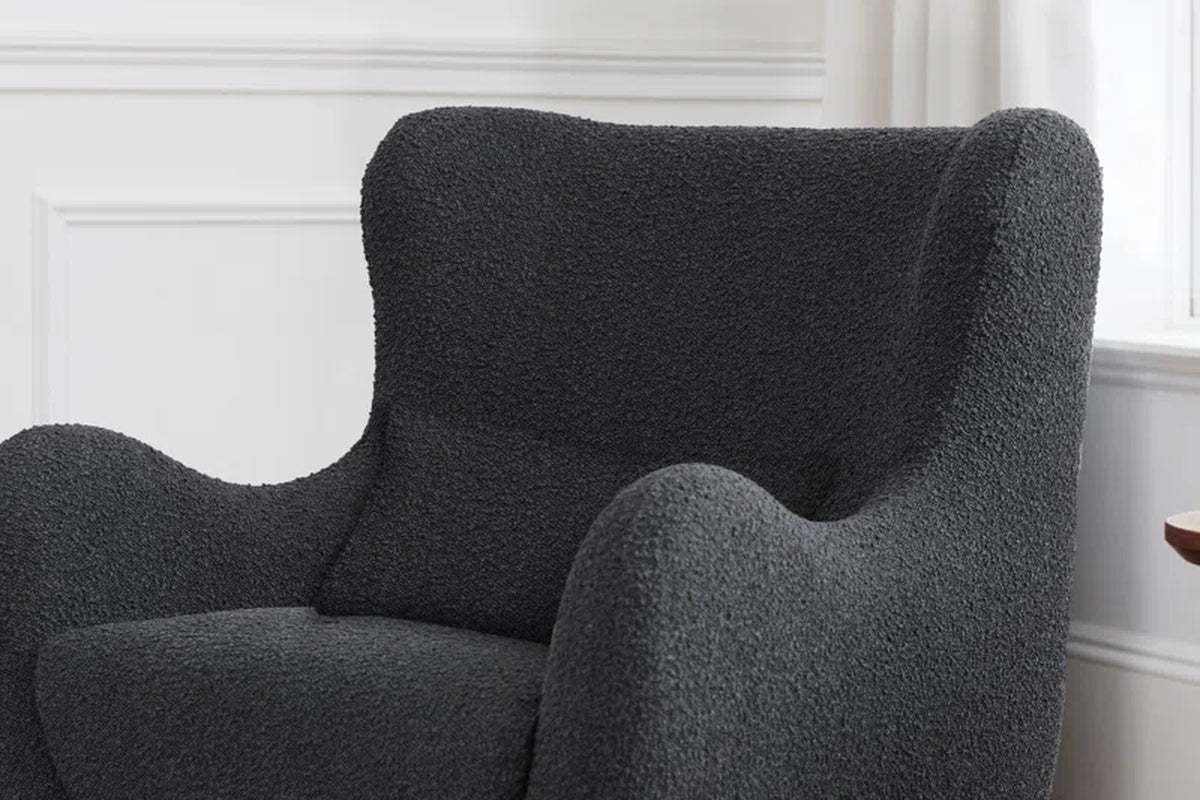 Solstice Swivel Glider in Boucle