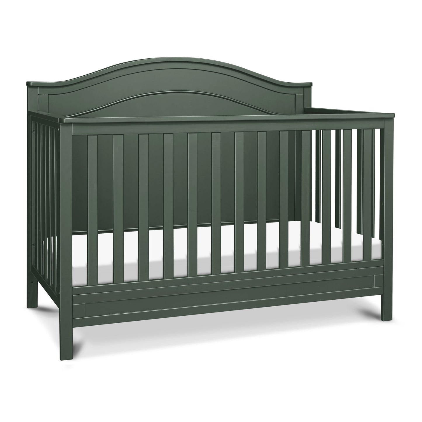 Charlie 4-In-1 Convertible Crib, Greenguard Gold Certified, Forest Green