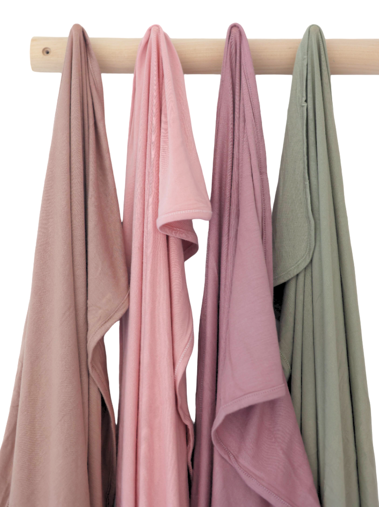 Bamboo Swaddle Blanket in Flamingo