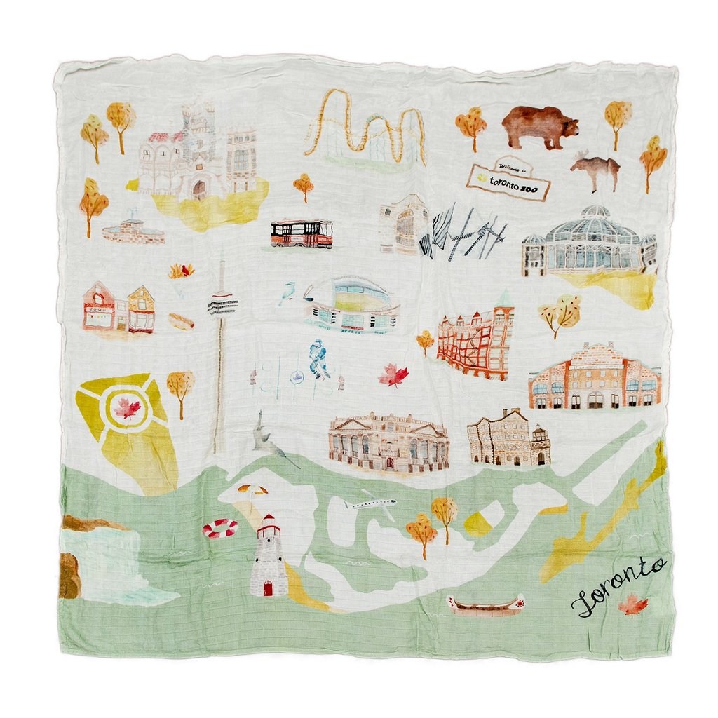 LouLou Lollipop | Muslin Swaddle - All The Things Baby