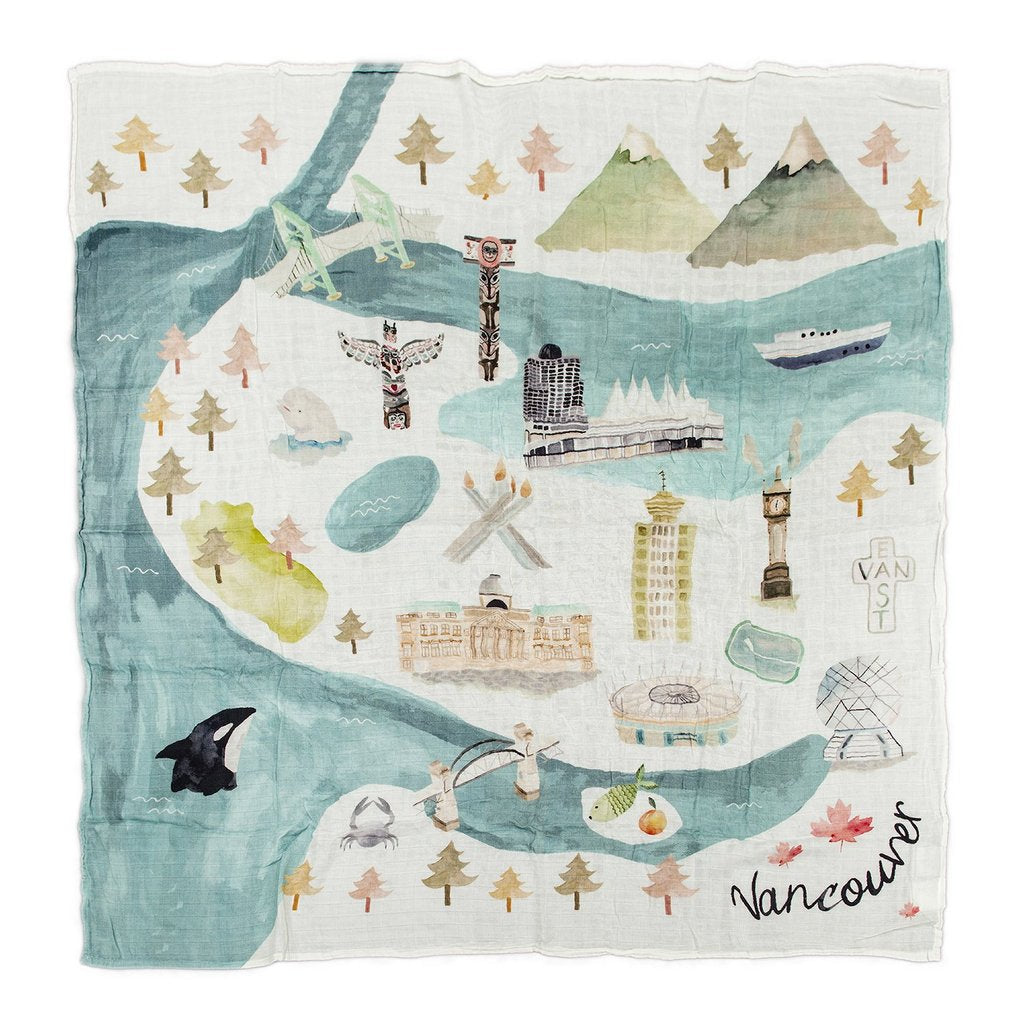 LouLou Lollipop | Muslin Swaddle - All The Things Baby