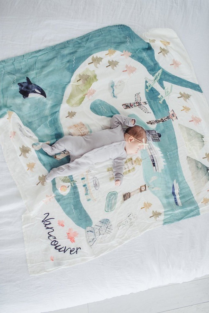 LouLou Lollipop | Muslin Swaddle - All The Things Baby