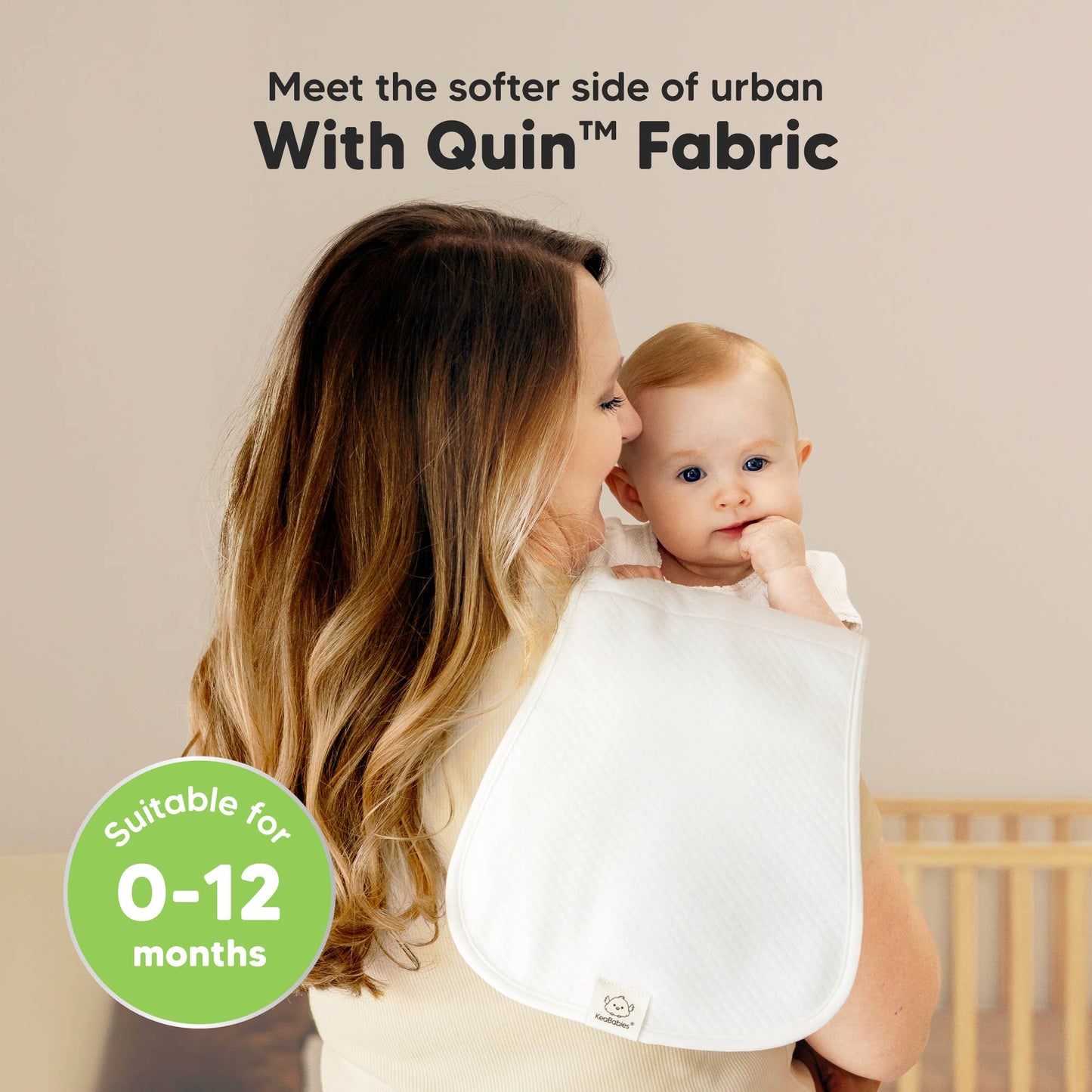KeaBabies - 5-Pack Quin Baby Burp Cloths, Soft Burping Cloths for Babies - All The Things Baby