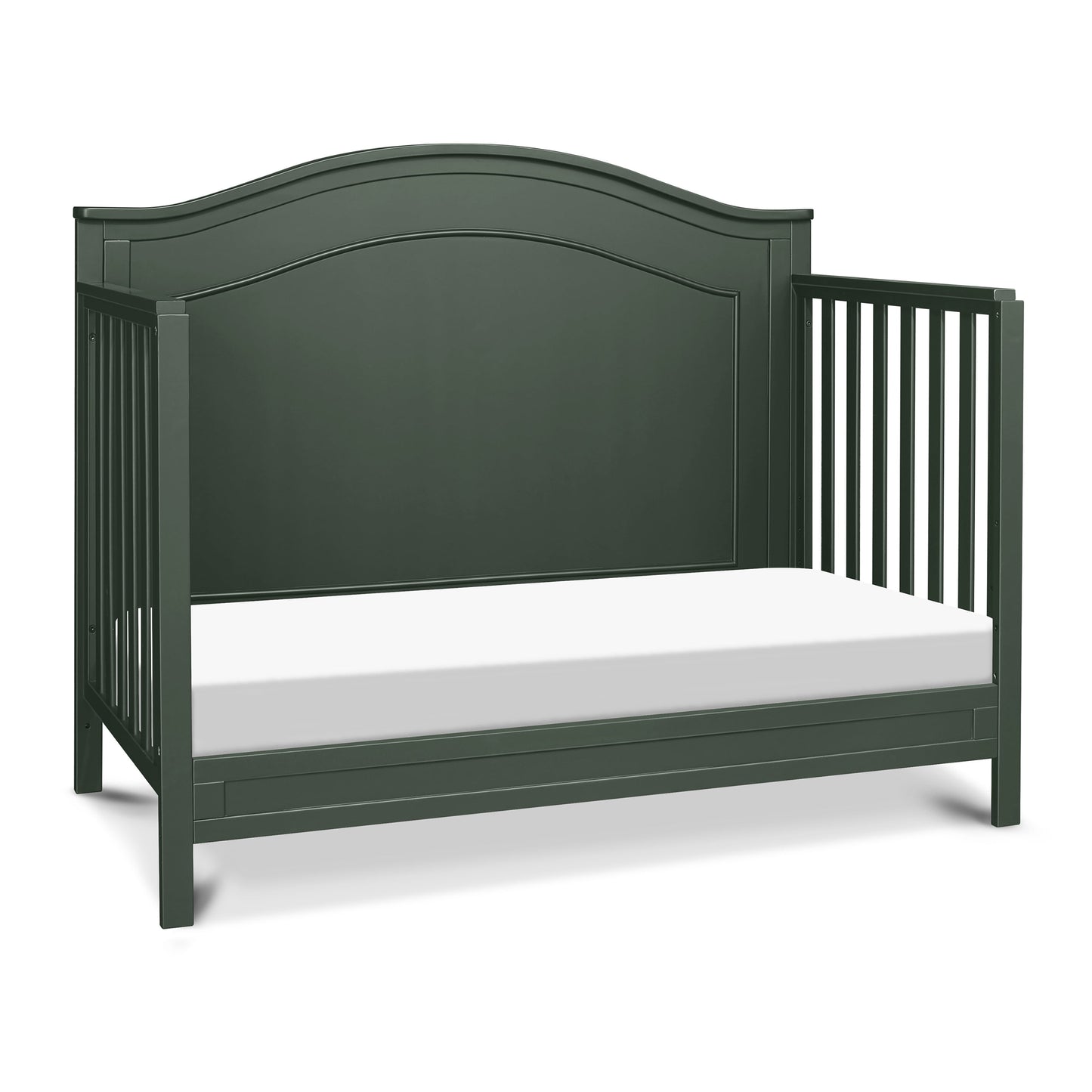 Charlie 4-In-1 Convertible Crib, Greenguard Gold Certified, Forest Green
