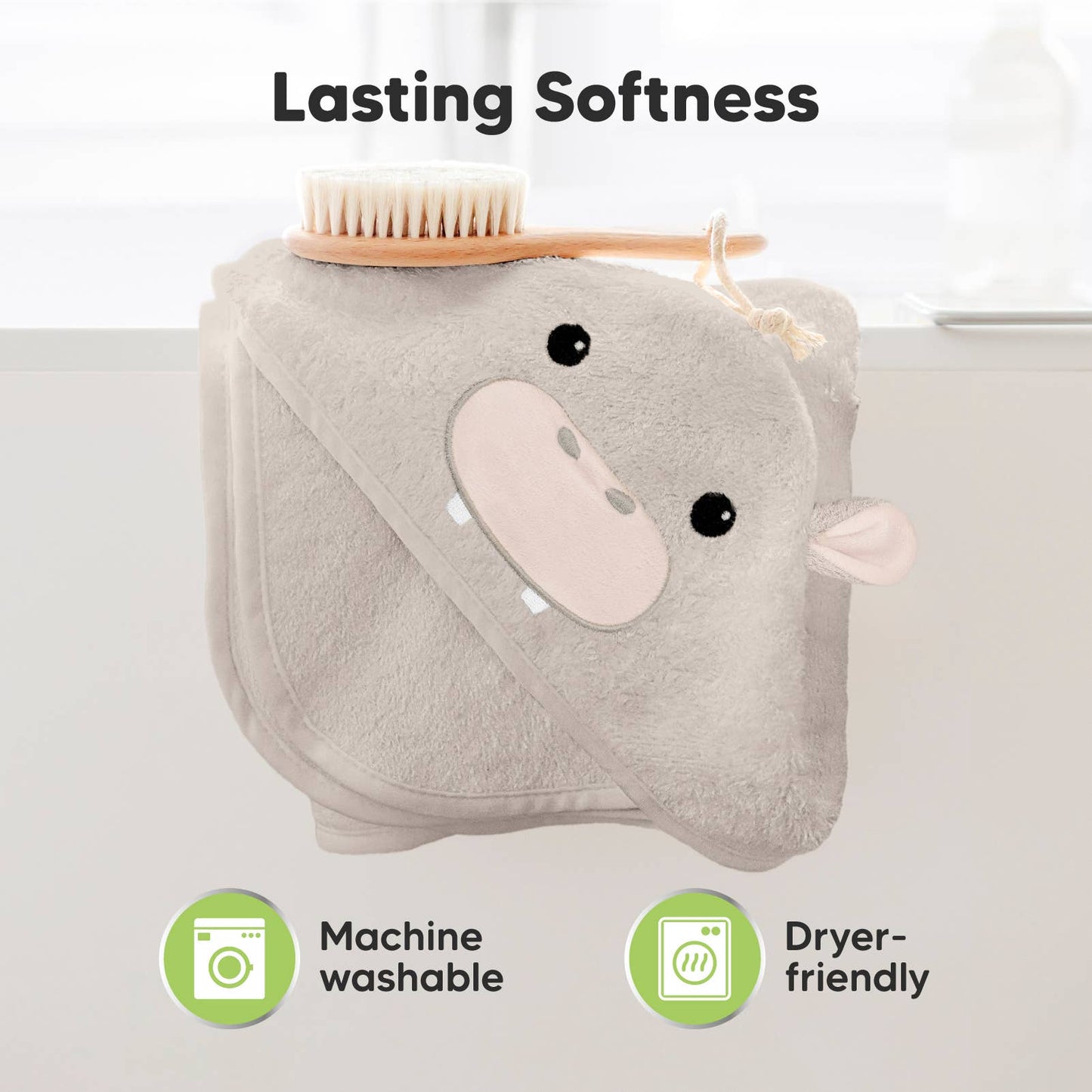 KeaBabies - KeaBabies Cuddle Baby Hooded Towel - All The Things Baby