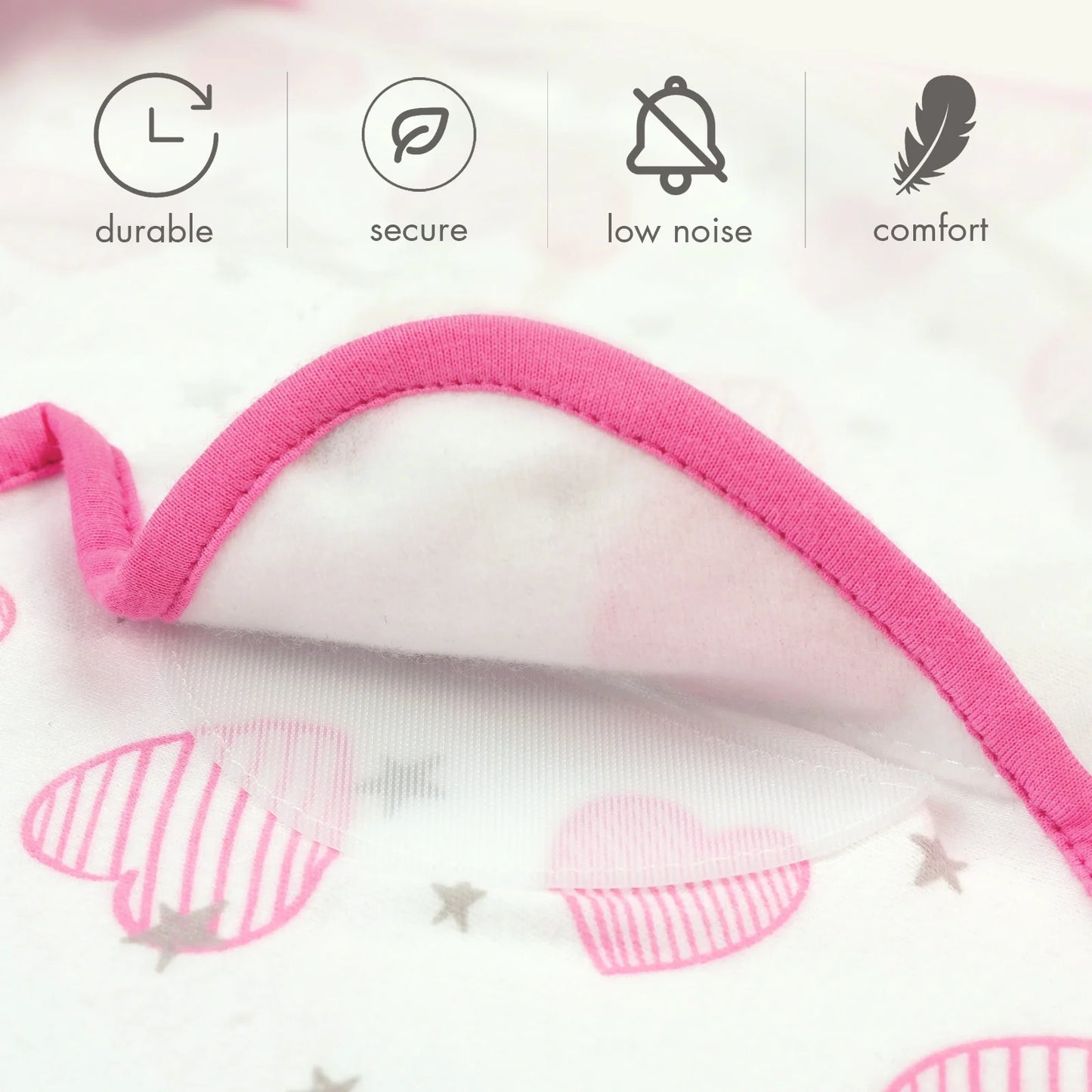 Swaddle Blankets for Baby Boy Girl, 0-3 Months Infant Swaddling Sleep Sack, 3 Pack Wrap Set, Newborn Adjustable Swaddle,Pink