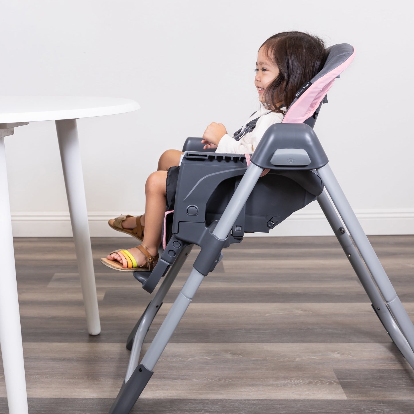 Sit Right 2.0 3-In-1 High Chair for Babies and Toddlers - Cozy Pink - Pink