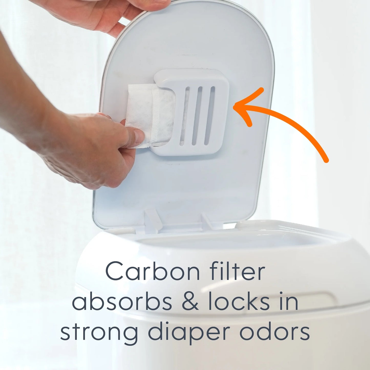 Platinum Pail,White,Stainless Steel, 1 Diaper Pail,1 Easy Roll 18 Bags, Infant
