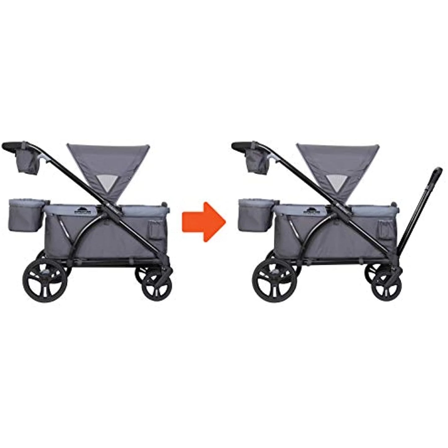 Expedition Wagon Stroller, Solid Print Gray