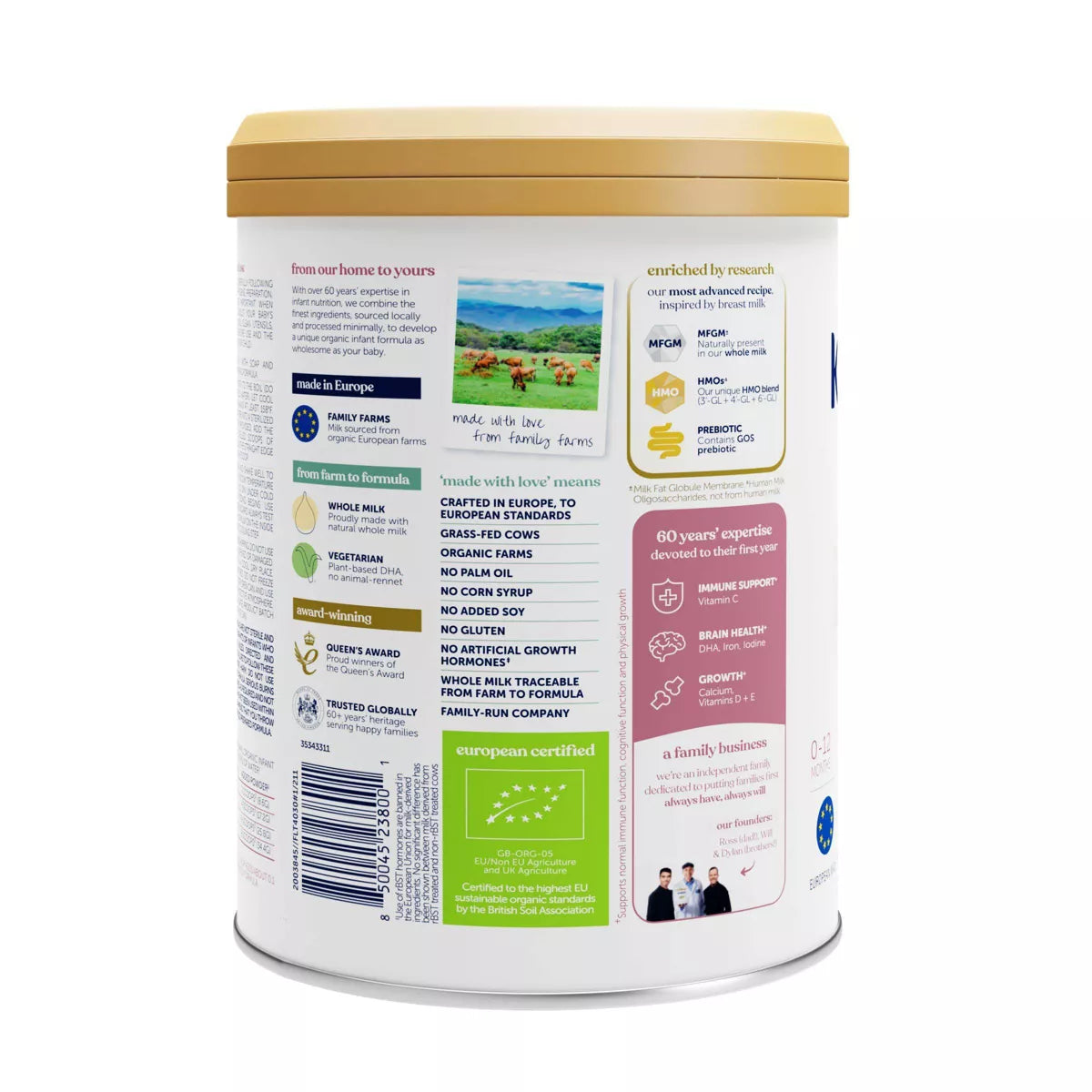 Kendamil Organic Infant Formula Powder - 28.2Oz