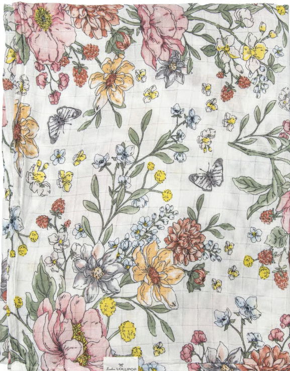 LouLou Lollipop | Muslin Swaddle - All The Things Baby