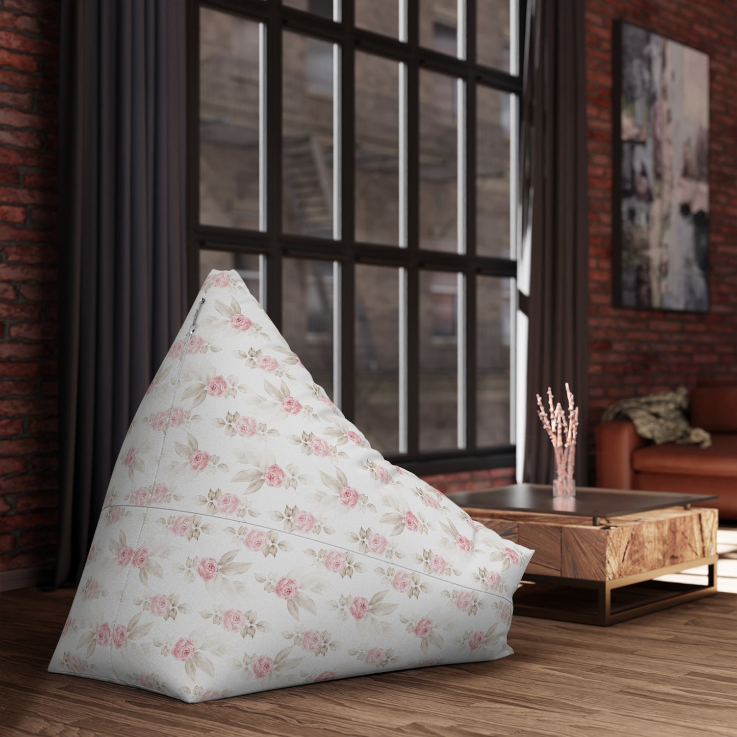 Kids Bean Bag Cover - Watercolor Floral