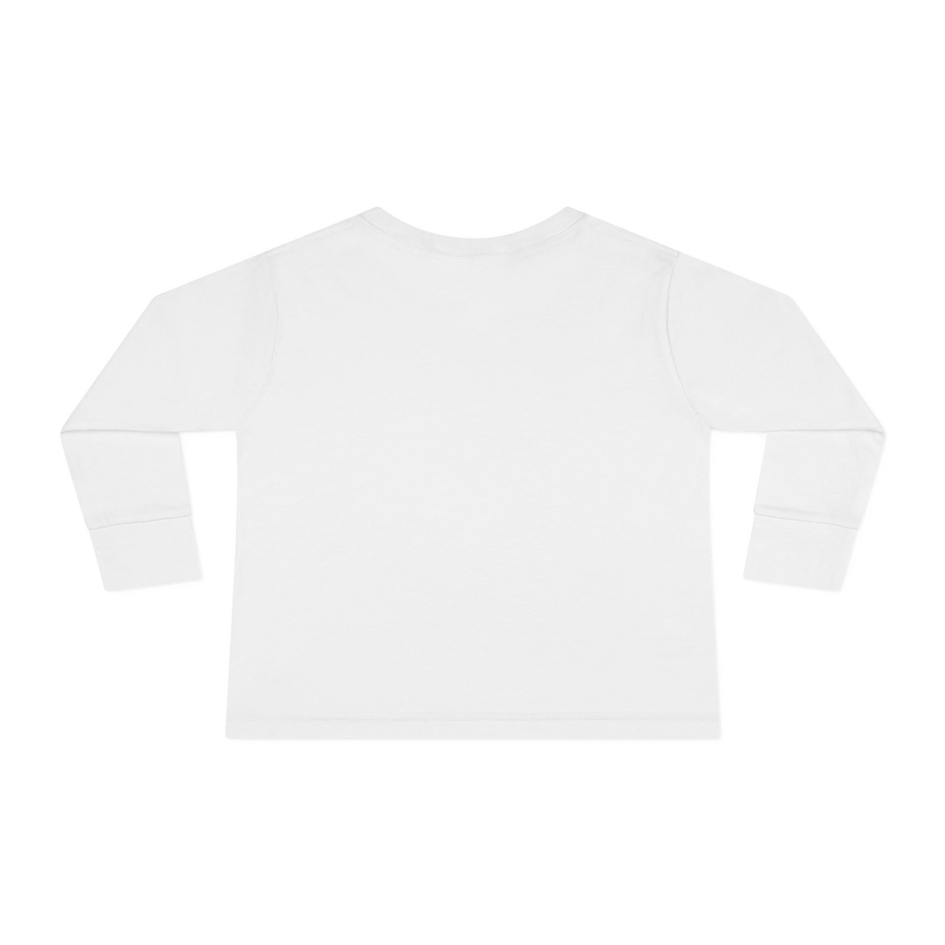 White long-sleeve crop top on a white background