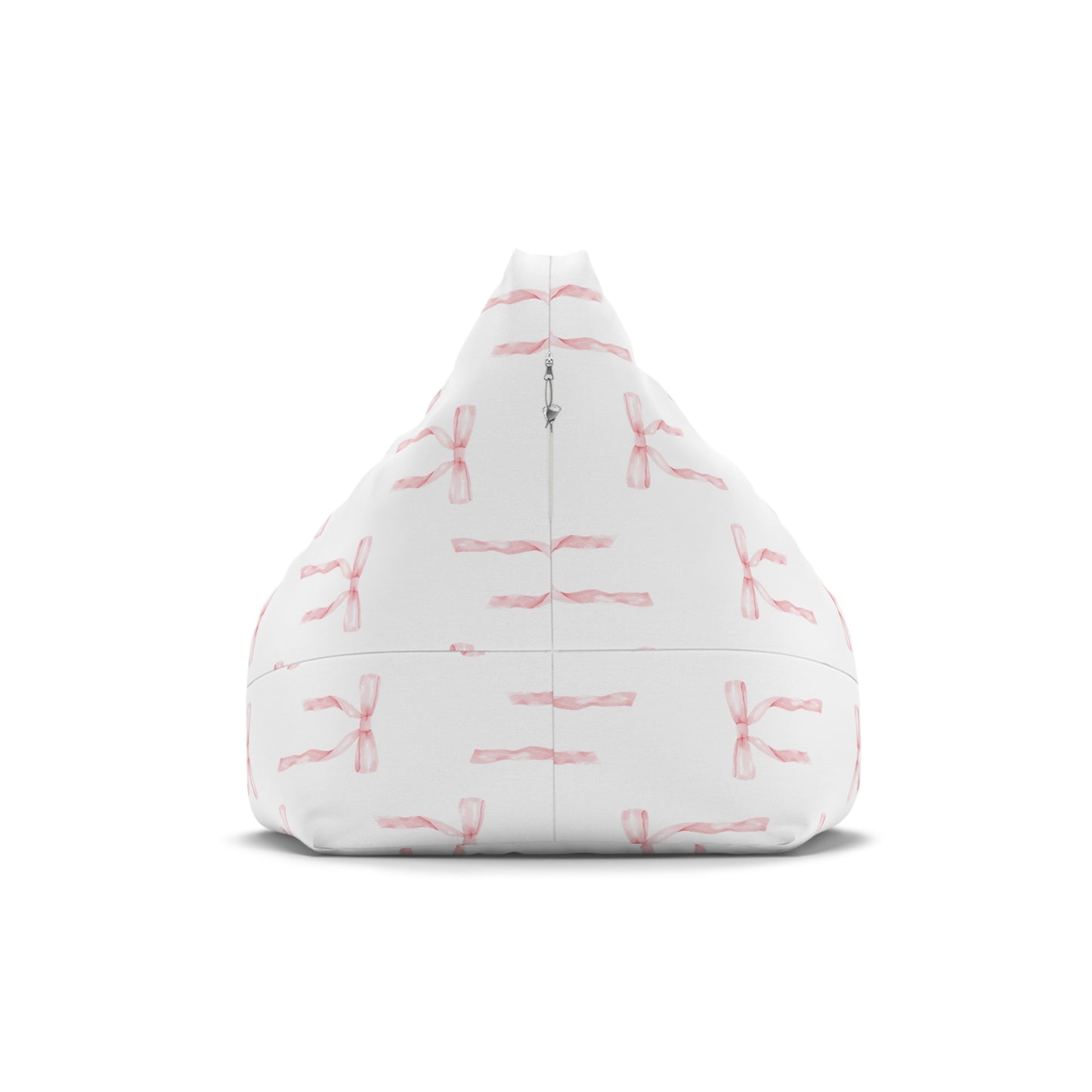 Watercolor Coquette Pink Bows Bean Bag Chair Cover