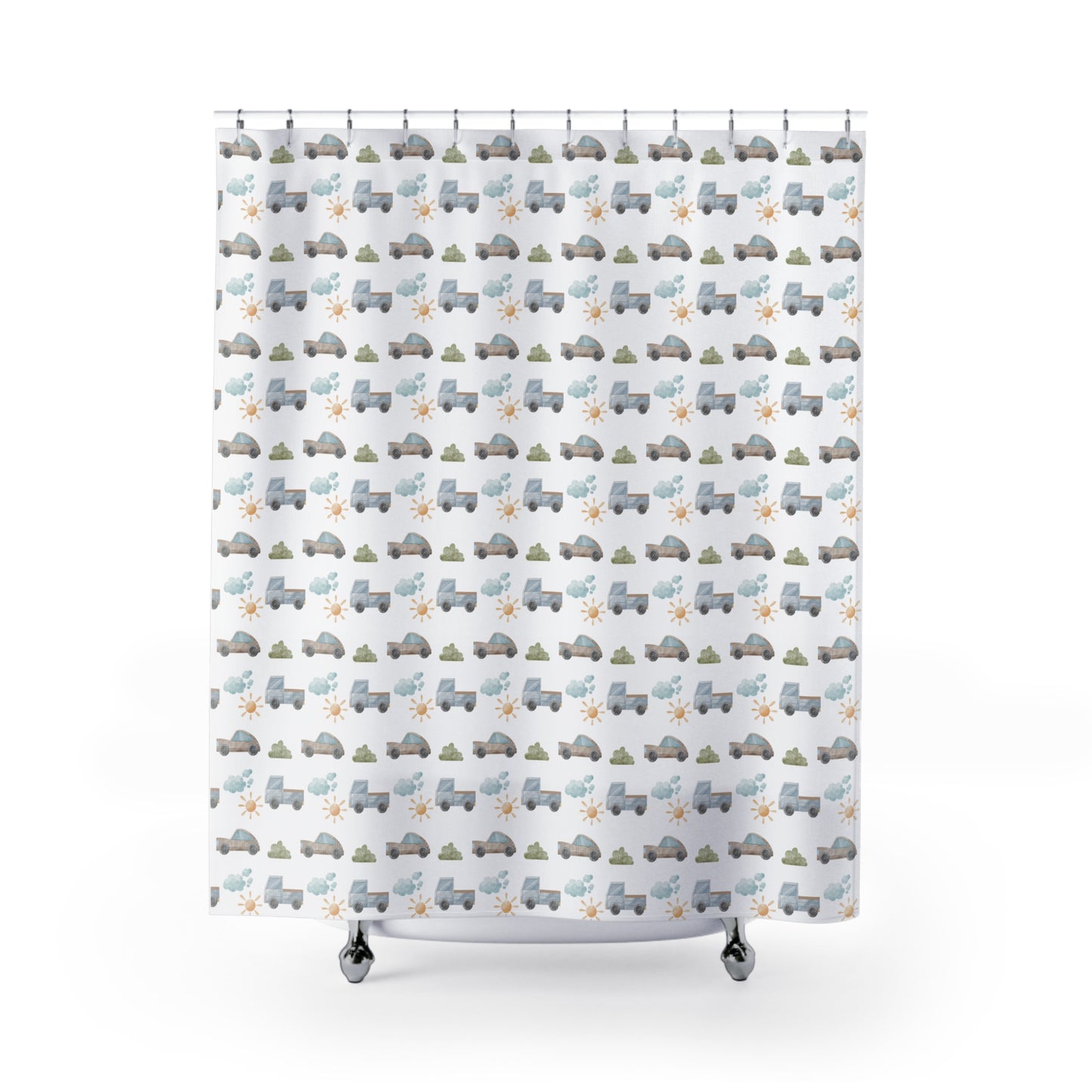 Children's Shower Curtain Things That Go