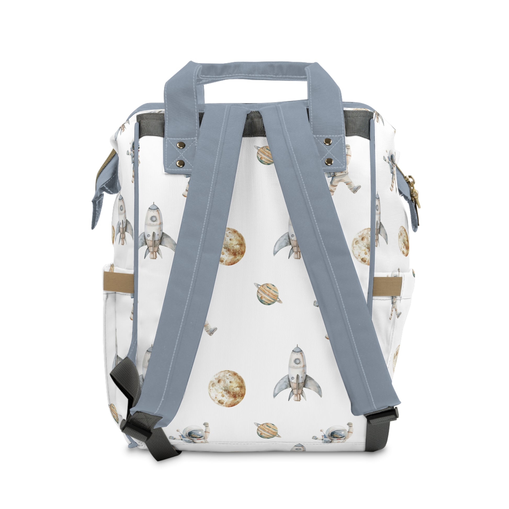 Classic Watercolor Astronauts Multifunctional Backpack - All The Things Baby