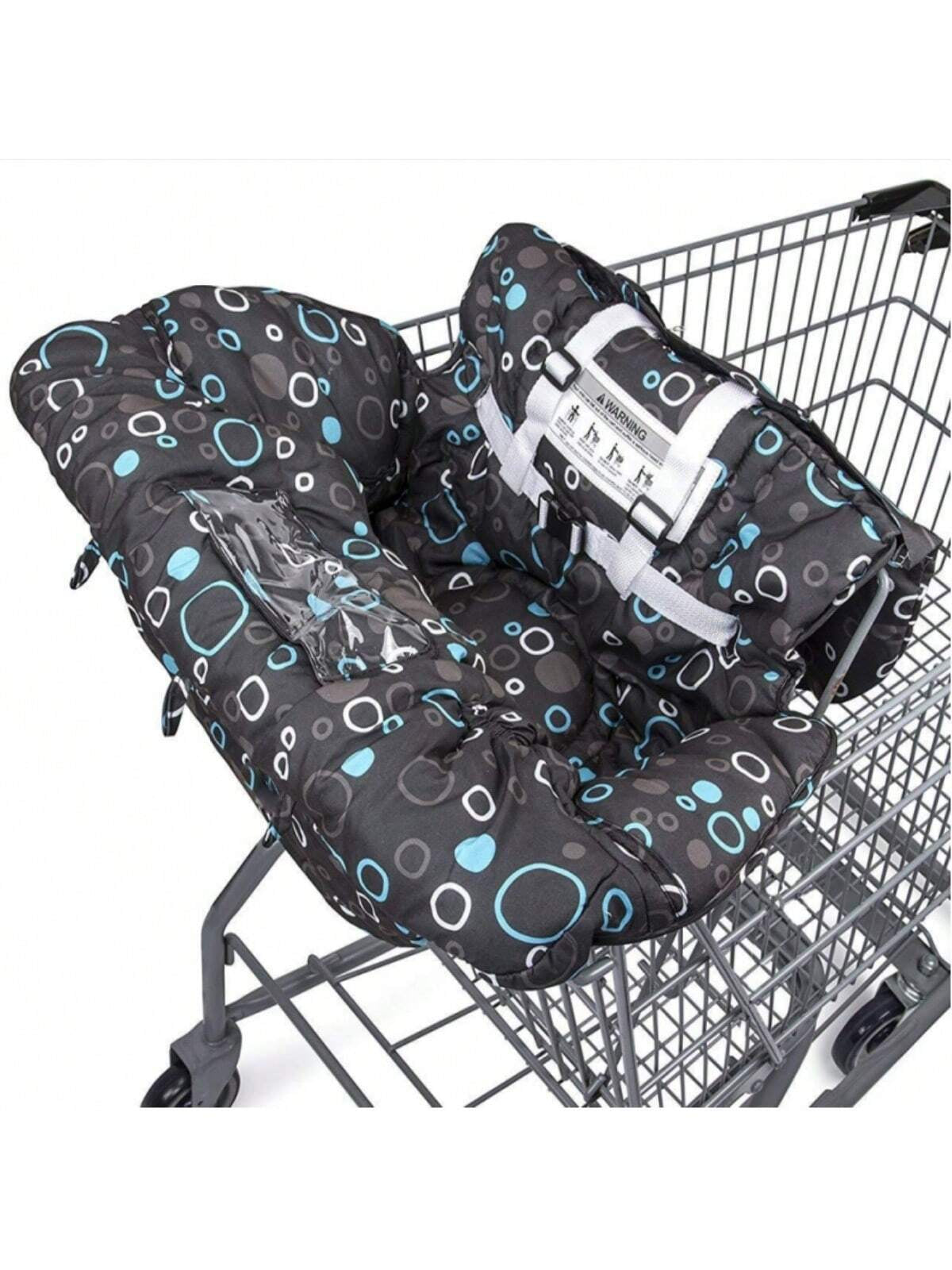 1Pc Thick Baby Stroller Seat Cushion, Cartoon Pattern, Foldable, Collapsible, High Chair Cushion, Comfortable and Breathable