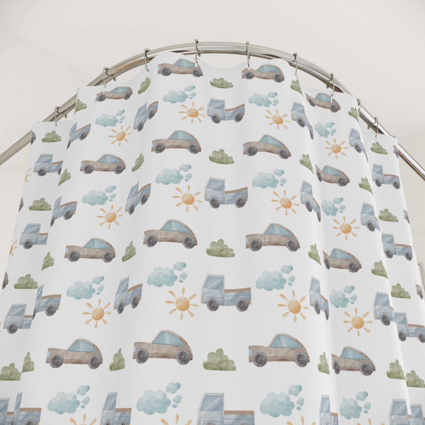 Children's Shower Curtain Things That Go