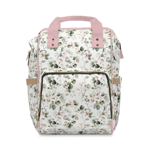 Diaper Backpack - Eucalyptus Design