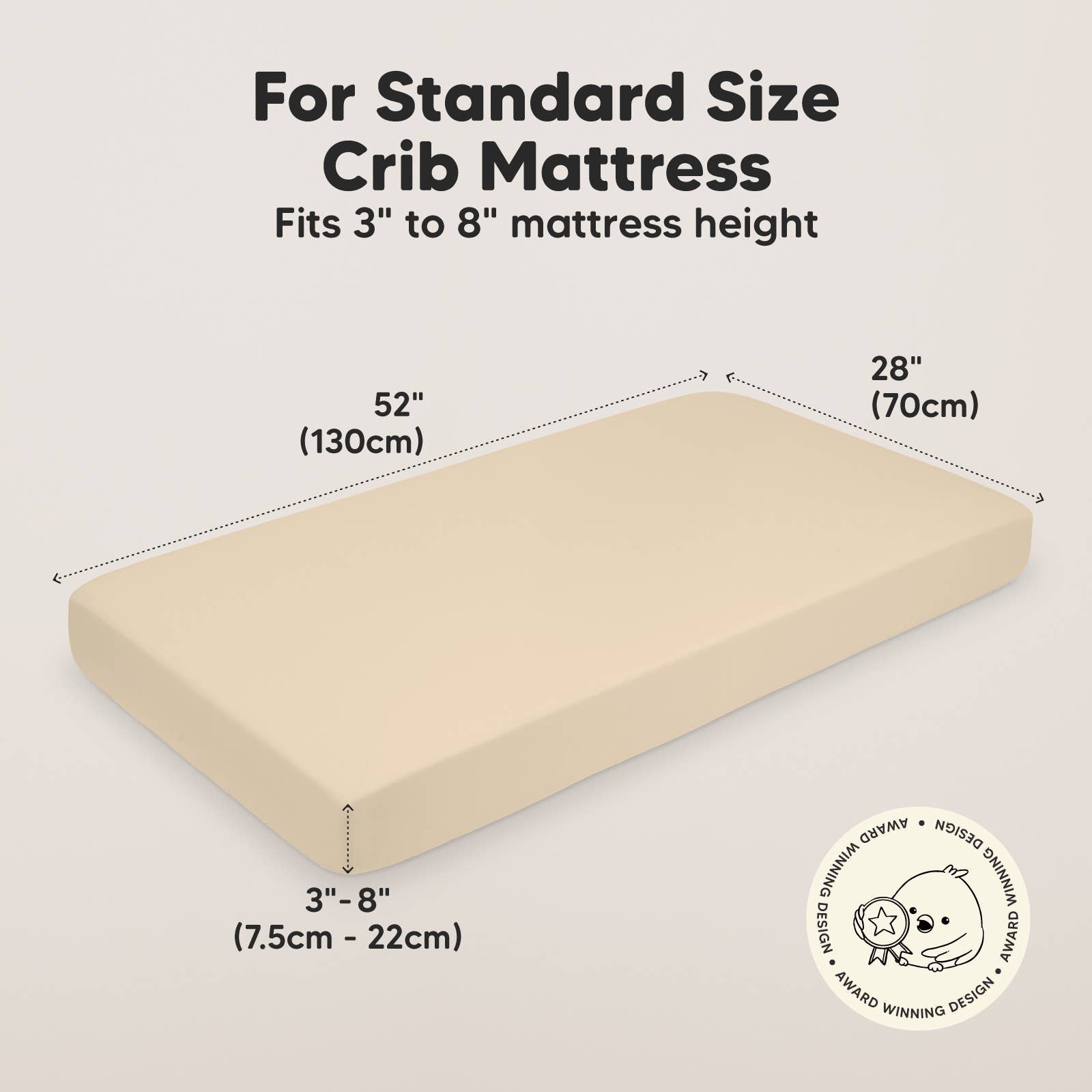 KeaBabies - KeaBabies 2-Pack Isla Fitted Crib Sheet - All The Things Baby