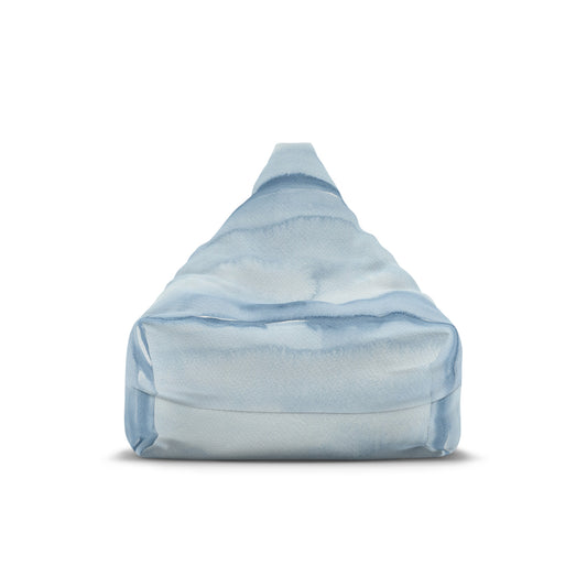 Kids Bean Bag Chair Cover- Watercolor Blue