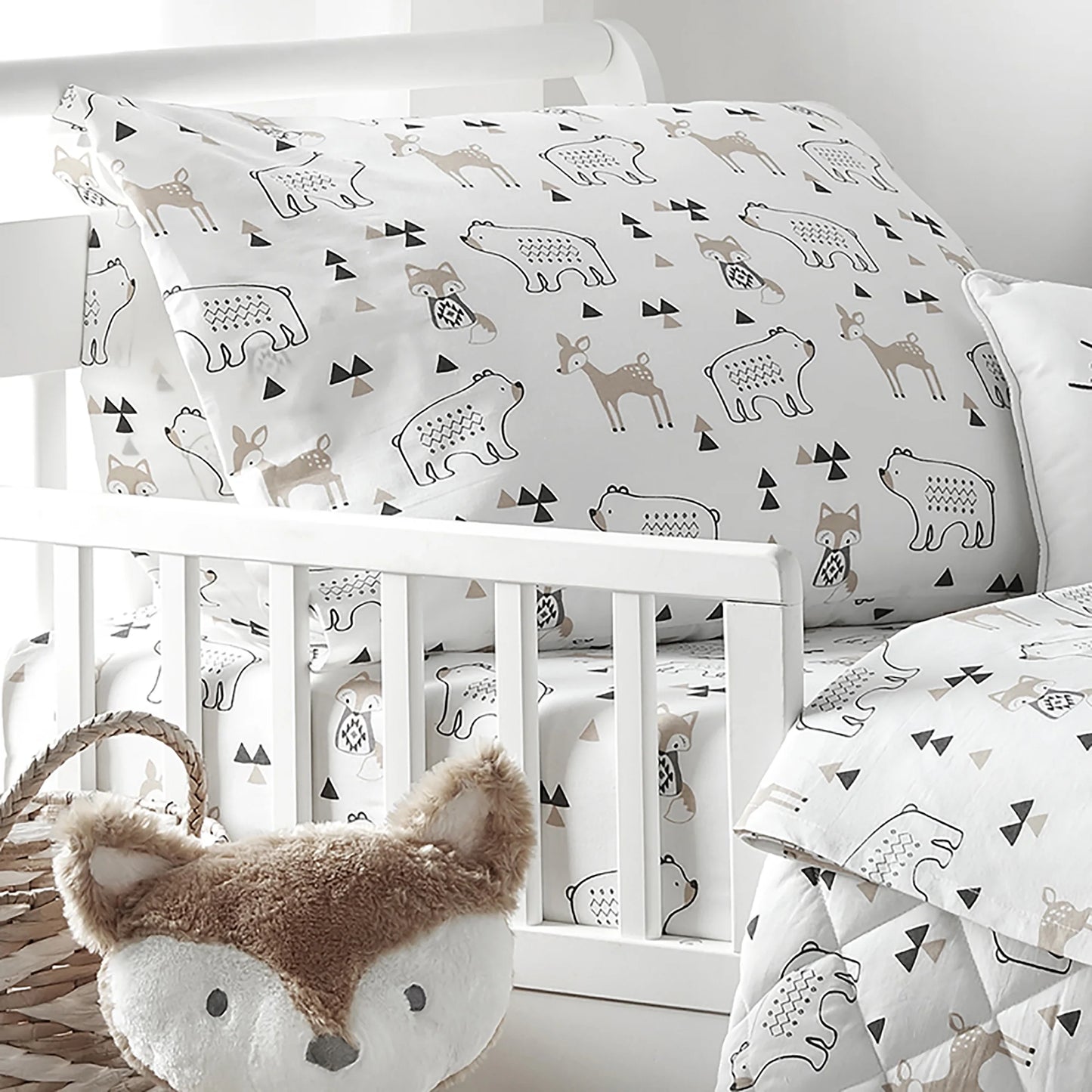 5-Piece Woodland Toddler Bedding Set