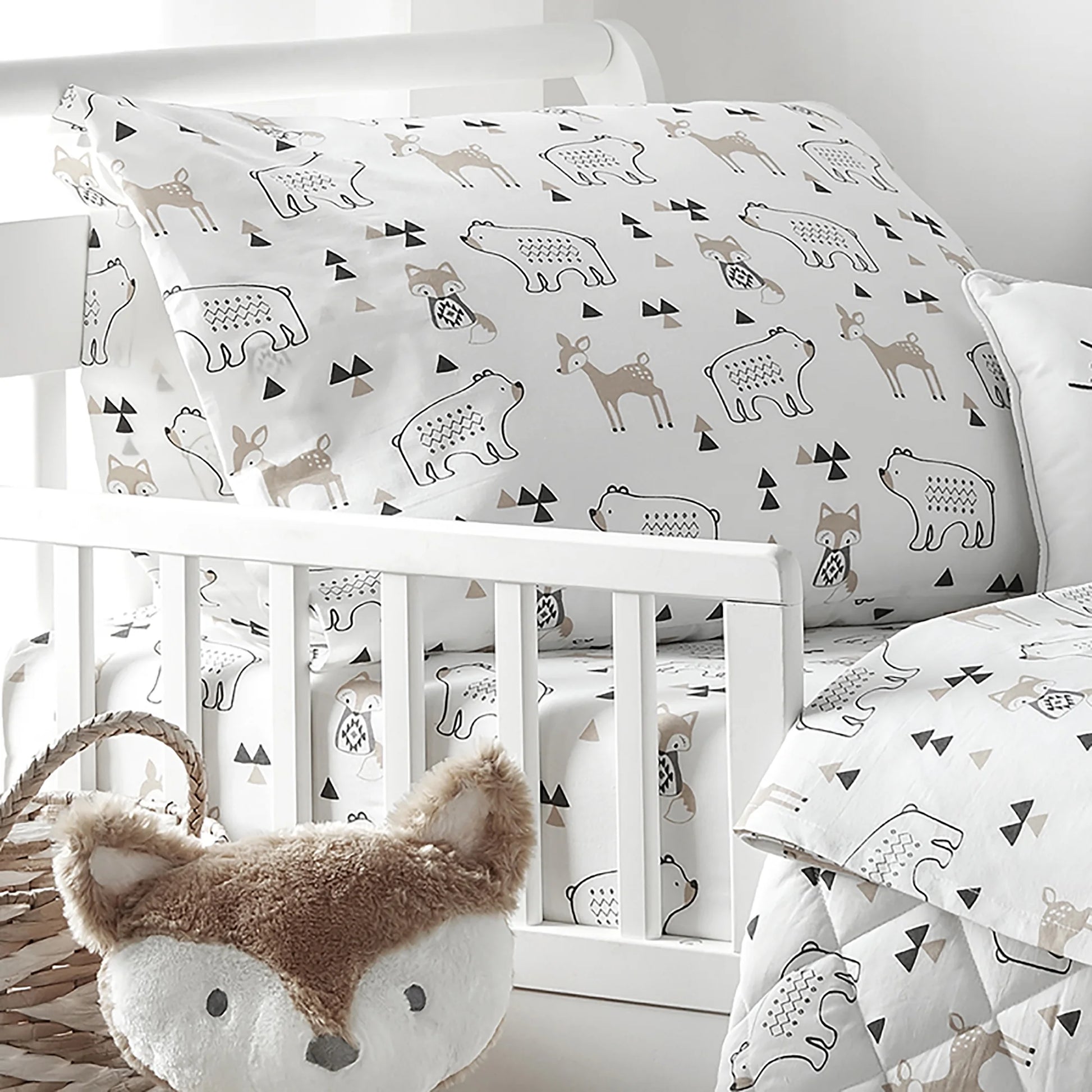 5-Piece Woodland Toddler Bedding Set