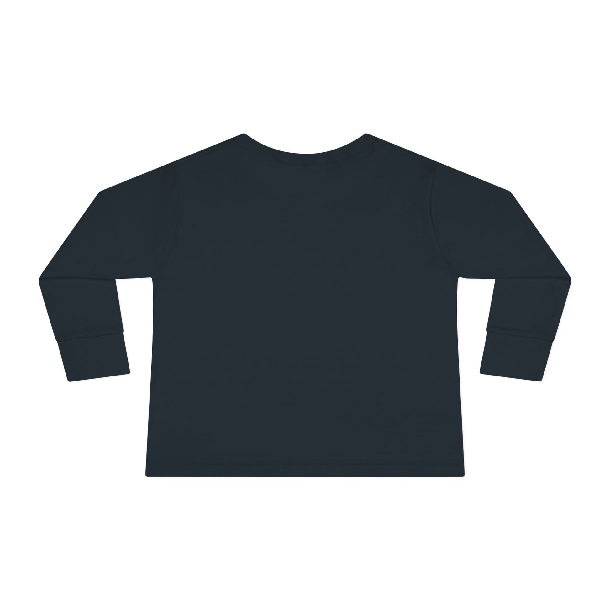 Black long-sleeve shirt on a white background