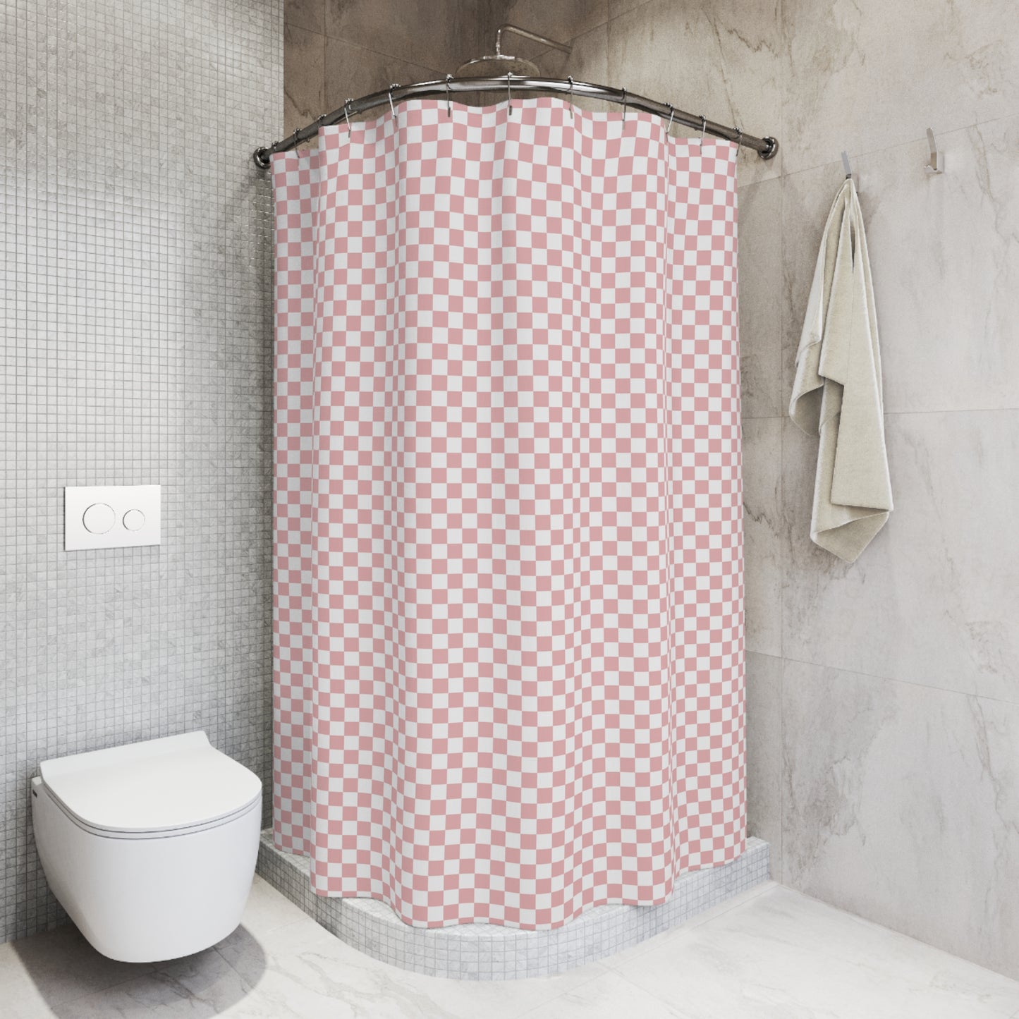 Checkerboard Shower Curtain