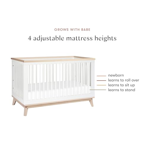 Babyletto Hudson 3-in-1 Convertible Baby Crib - GREENGUARD Gold Certified