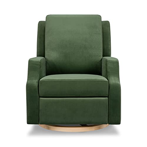 Namesake Crewe Glider Recliner Nursery Chair - GREENGUARD Gold & Certi-PUR US Certified, Ultra Cozy 360° Swivel Rocker Recliner