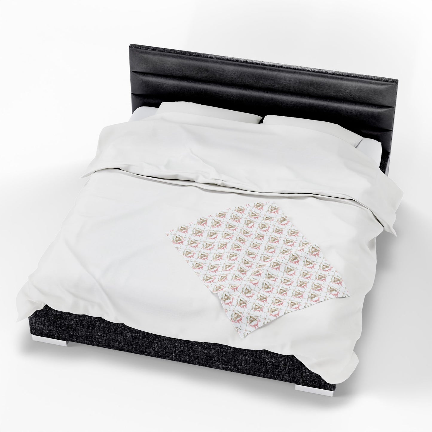 Velveteen Plush Blanket- Elegant Princess Carriages
