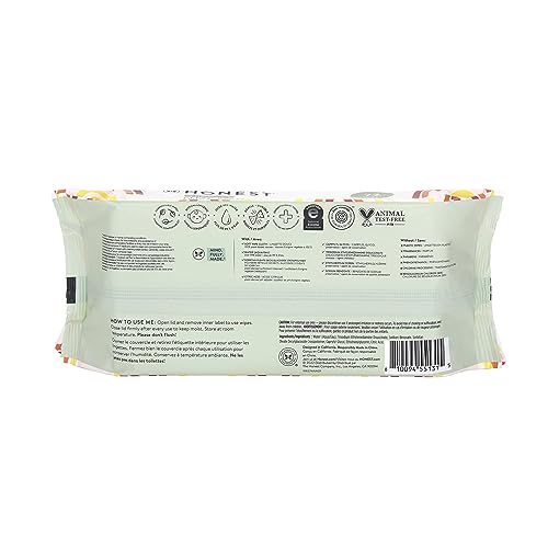 The Honest Company Clean Conscious Multi-Use Wipes | Hypoallergenic + Unscented for Sensitive Skin | Over 99% Water, Compostable, Plant Based, Baby Wipes | Pattern Play, 720 Count