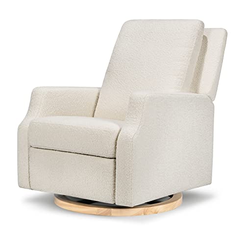 Namesake Crewe Glider Recliner Nursery Chair - GREENGUARD Gold & Certi-PUR US Certified, Ultra Cozy 360° Swivel Rocker Recliner