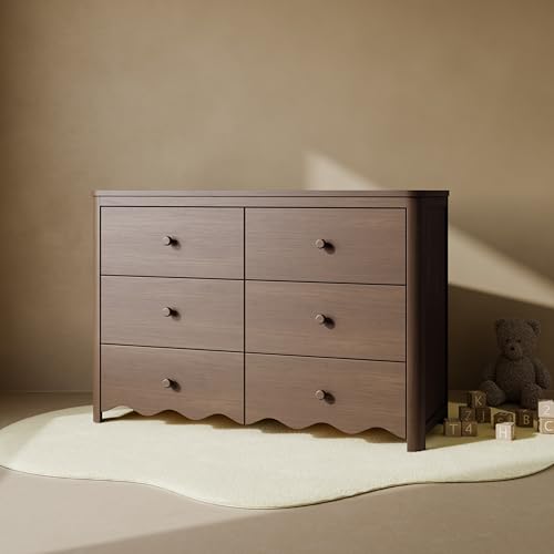 Storkcraft Casablanca 6 Drawer Dresser (Hazelnut) – GREENGUARD Gold Certified