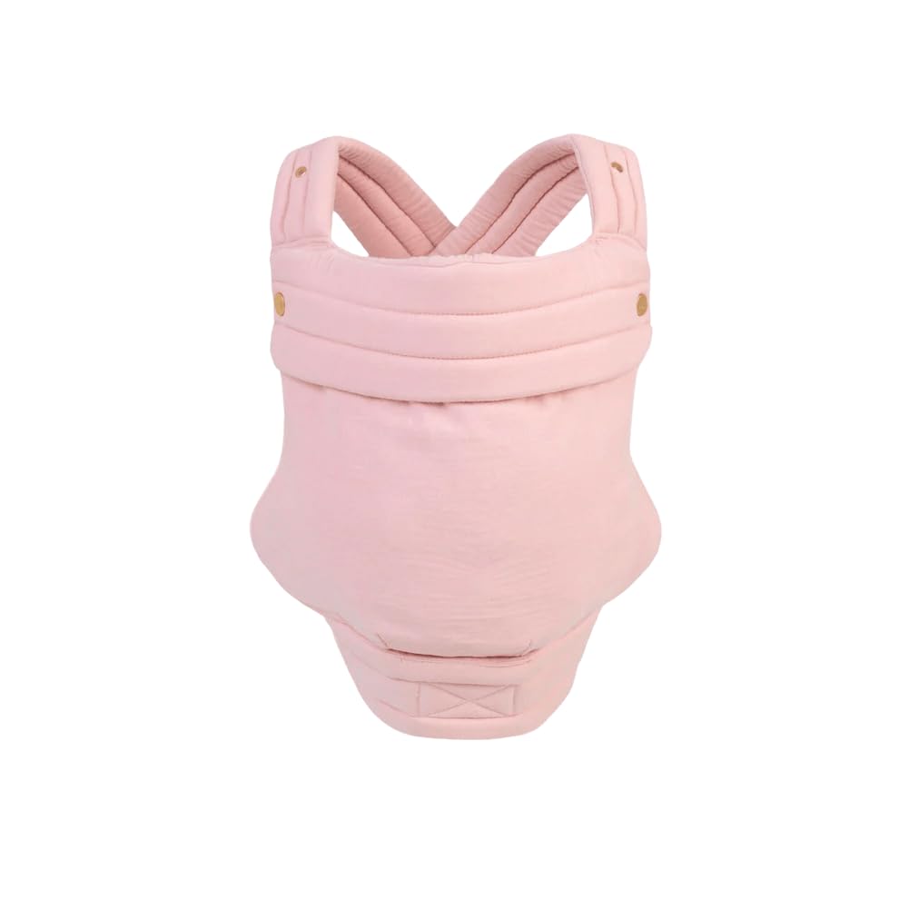 Mabē Monarch Ergonomic Baby Carrier – Premium Cotton Soft Structured Newborn to Toddler Carrier with Hip-Healthy Design, 3 Carry Positions (7-35lbs), Lightweight & Breathable, (Ivory)