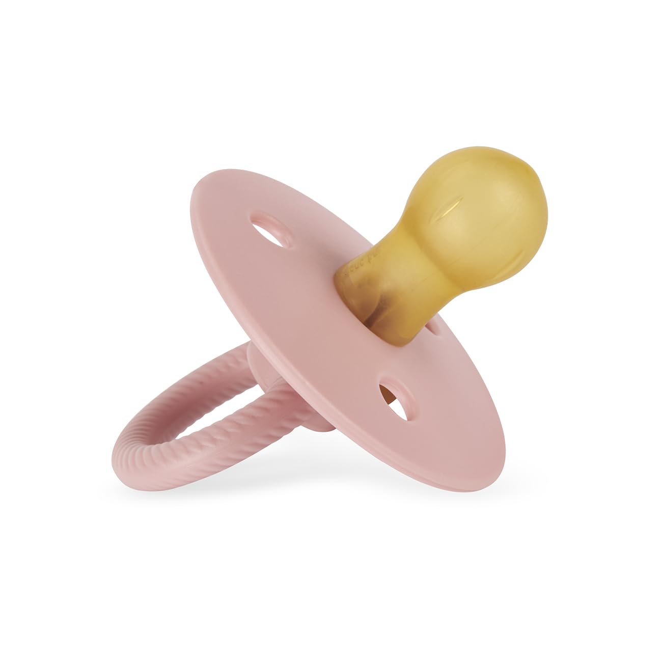 Itzy Ritzy Natural Rubber Pacifiers, Set of 2 – Natural Rubber Newborn Pacifiers with Cherry-Shaped Nipple & Large Air Holes for Added Safety; Set of 2 i