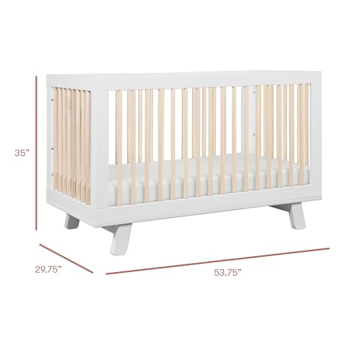 Babyletto Hudson 3-in-1 Convertible Baby Crib - GREENGUARD Gold Certified