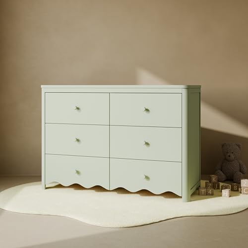 Storkcraft Casablanca 6 Drawer Dresser (Hazelnut) – GREENGUARD Gold Certified