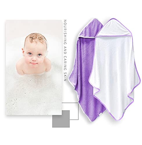 2 Pack Baby Bath Towel - Rayon Made from Bamboo