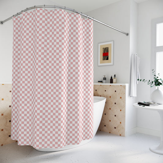 Checkerboard Shower Curtain