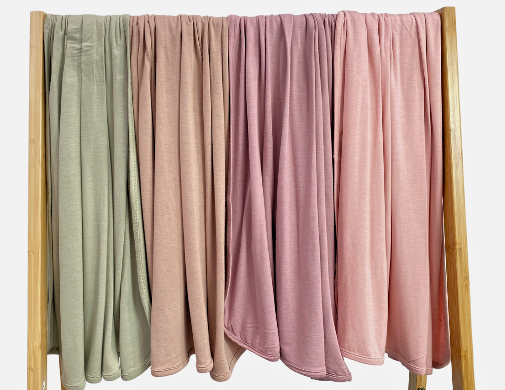 Bamboo Swaddle Blanket in Muave