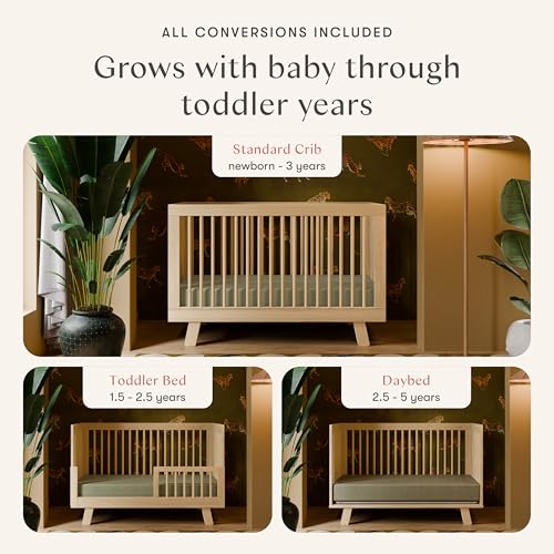 Babyletto Hudson 3-in-1 Convertible Baby Crib - GREENGUARD Gold Certified
