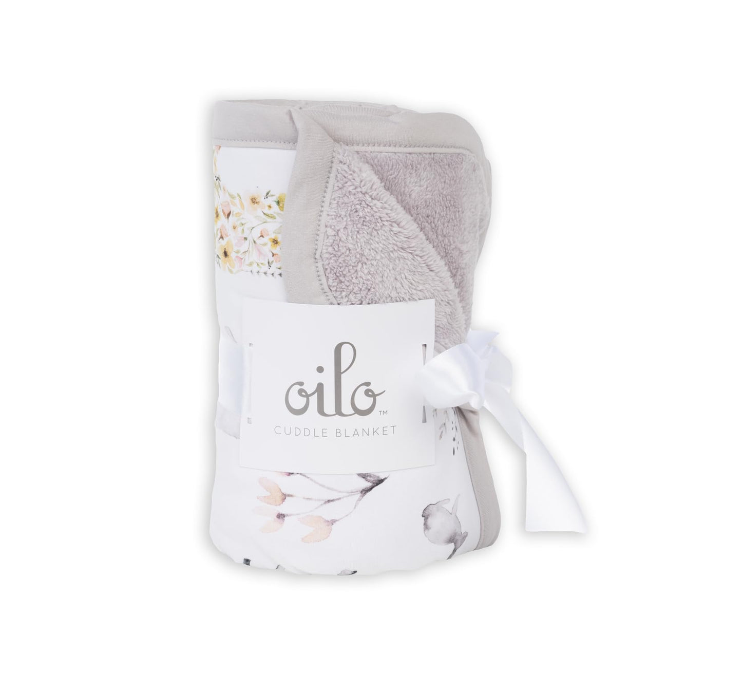 Oilo Baby Blanket, Luxury Soft Plush Backing & 100% Turkish Cotton Jersey Print