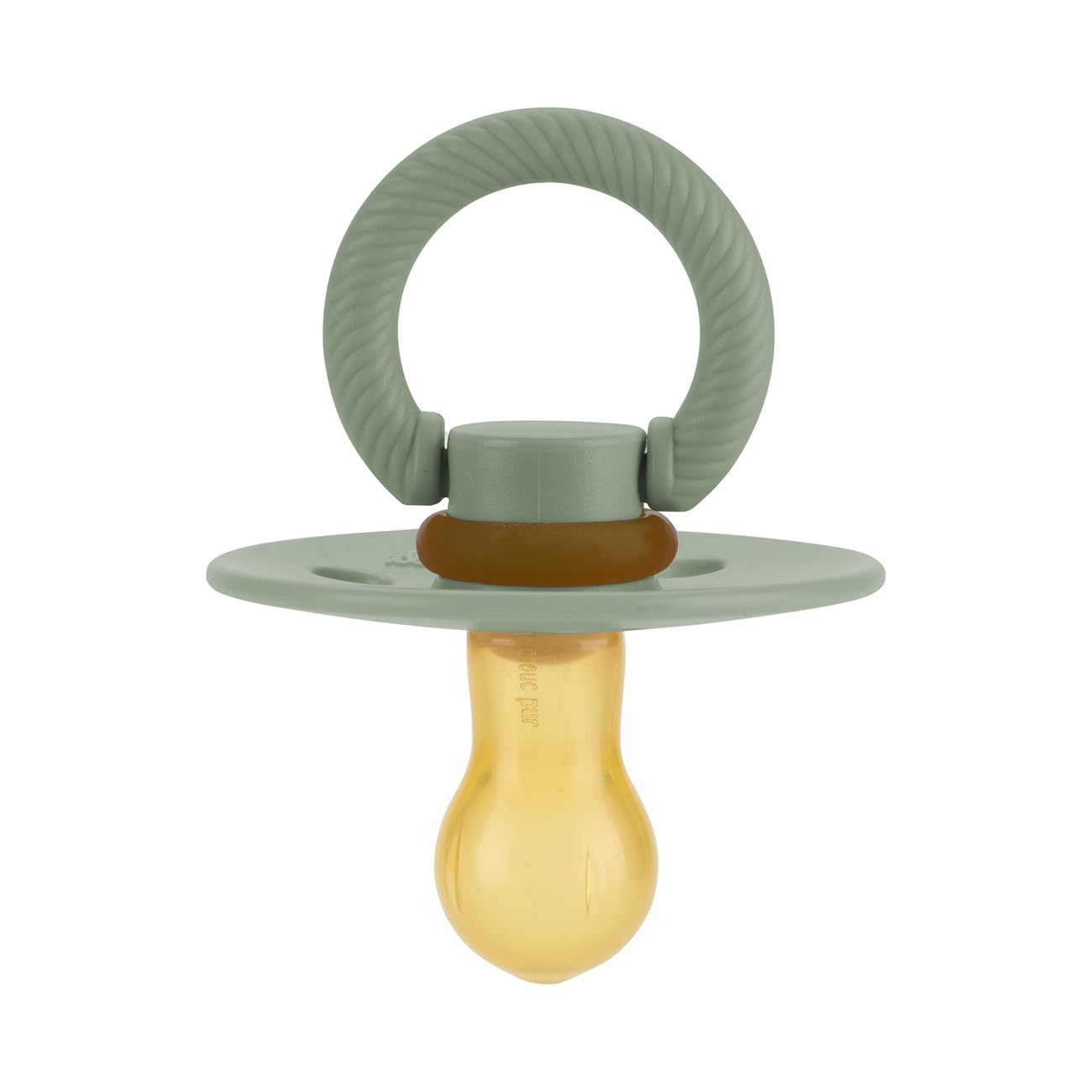 Itzy Ritzy Natural Rubber Pacifiers, Set of 2 – Natural Rubber Newborn Pacifiers with Cherry-Shaped Nipple & Large Air Holes for Added Safety; Set of 2 i