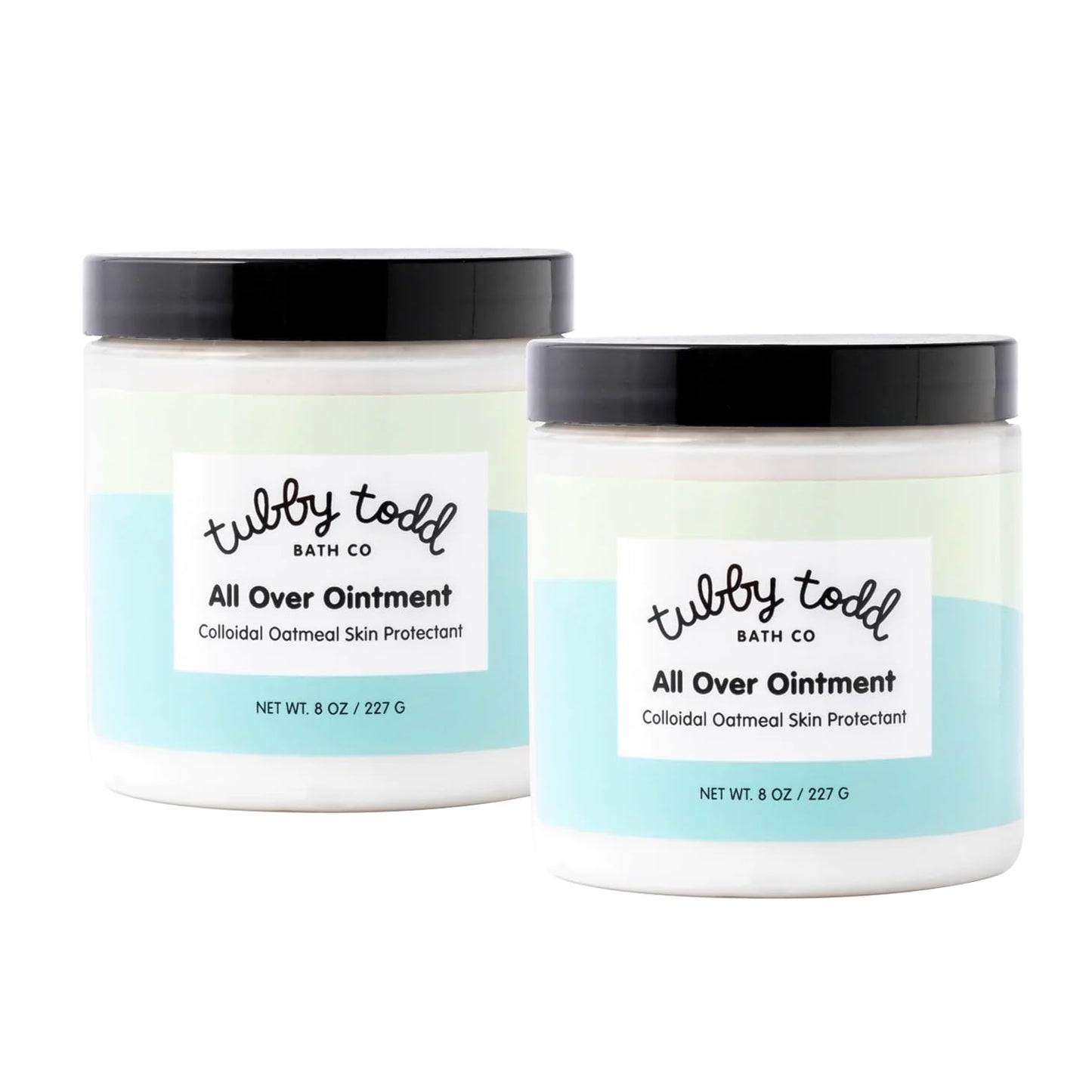 TUBBY TODD All Over Ointment - Baby Eczema Cream - Everyday Multi-Purpose Baby Skin Relief Cream - Sensitive Skin, Dry Skin & Irritation - Steroid & Gluten Free - Lavender Rosemary, 2 Pack 3.5oz & 8oz