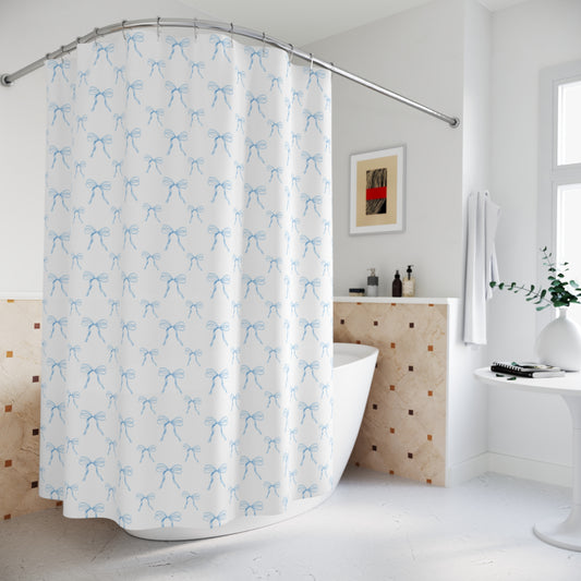 Shower Curtain Coquette Bows